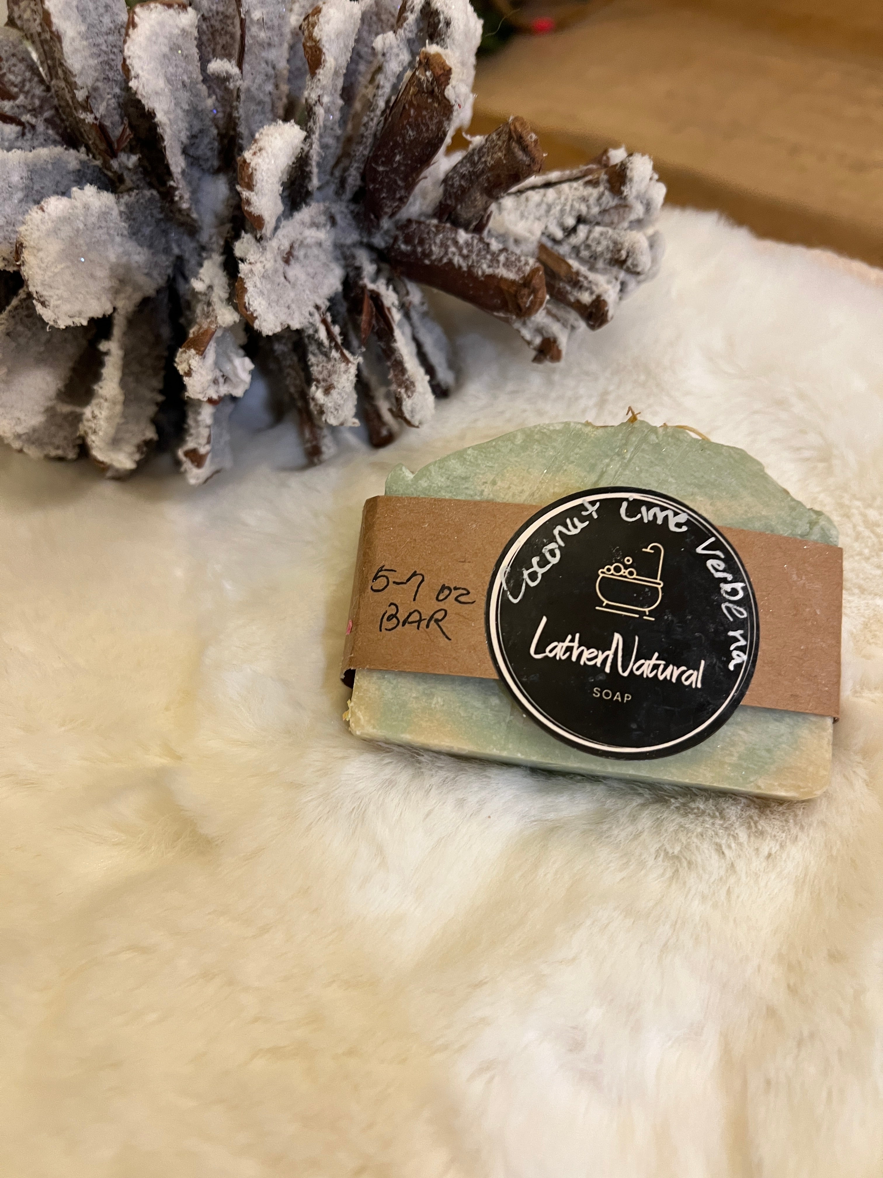 Lather Natural Soap-COCONUT LIME VERBENA