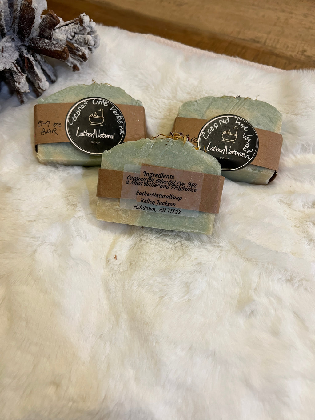 Lather Natural Soap-COCONUT LIME VERBENA